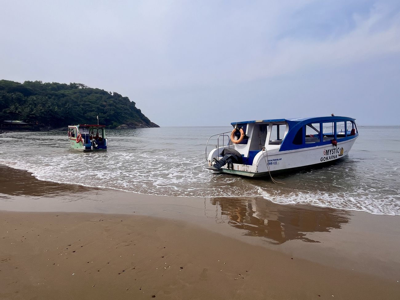 A boat on Kudle Beach
