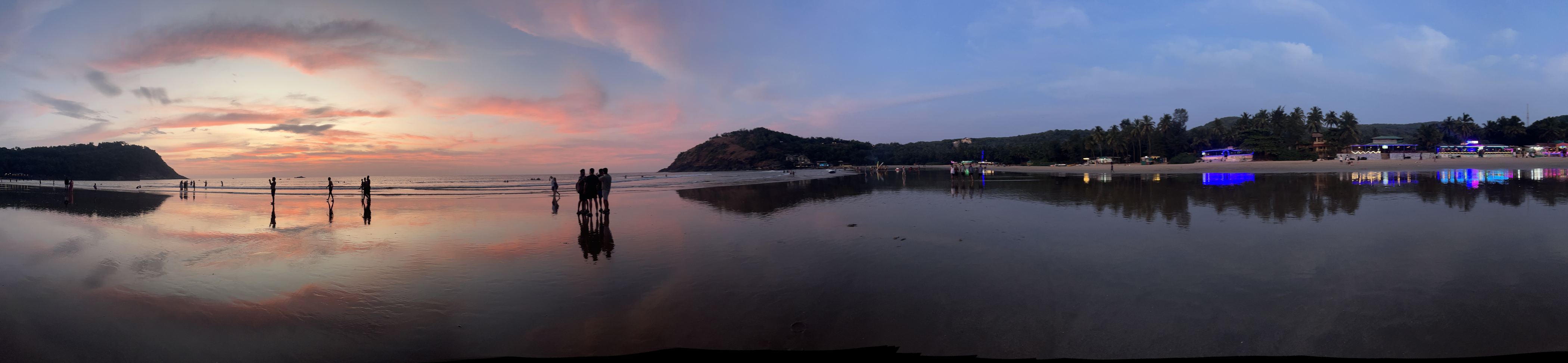 Kudle Beach at sunset